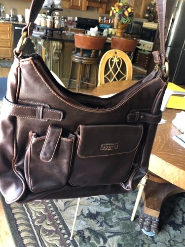 Vtg rosetti brown faux leather - rosetti,