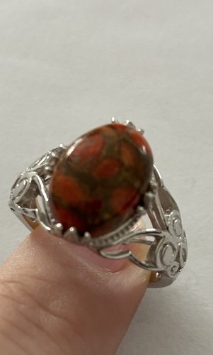 Orange mohave turquoise - mohave, (oval