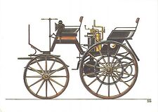 B99399 daimler motorkutsche 1886 germany   oldtimer car voiture
