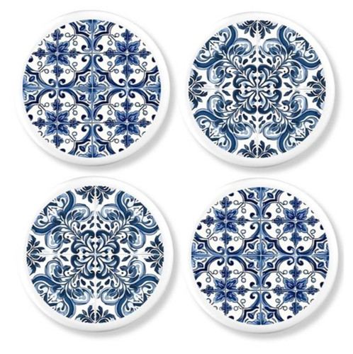 Spanish tile print kitchen - spanish,