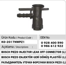 Bosch Piezo Injector Leak Off