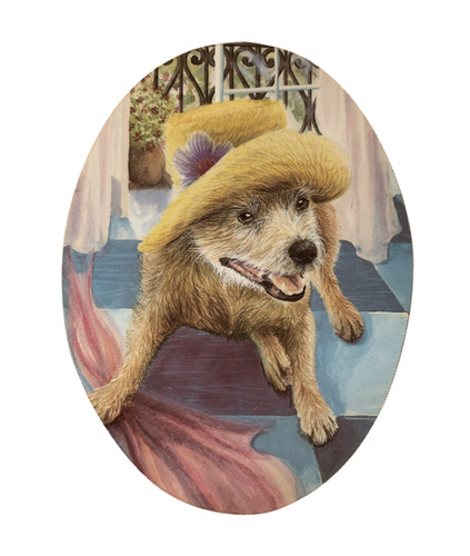 Cute puppy magnet wire - magnet,