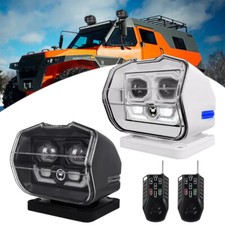 60W LED Remote Control Light 360° Searchlight Truck Light Marine Boat Car