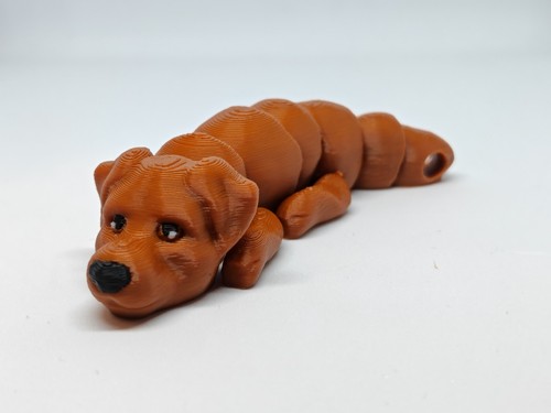 Printed flexi dog keyring - printed, /