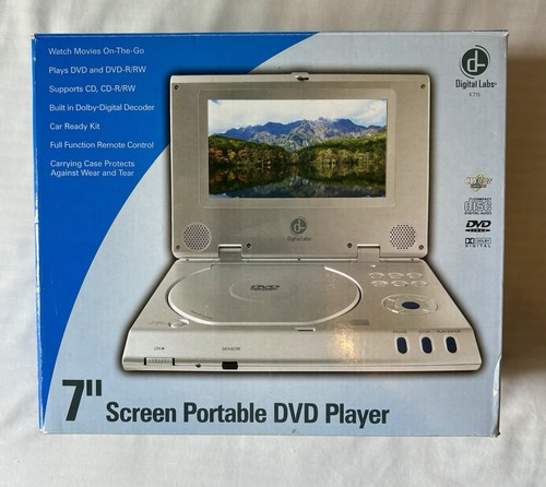 Screen portable dvd player - 7",