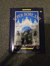 Super Bowl XXII 1988 Official UK Programme Redskins vs Broncos
