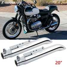 2x Slip-On Exhaust Muffler