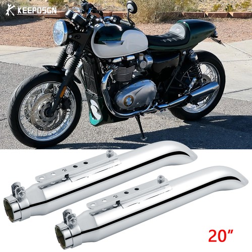 Slip exhaust muffler - 2x,