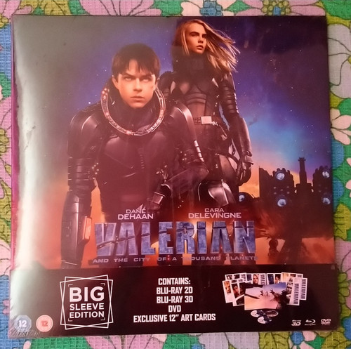 Valerian blu ray - 2d, +