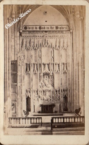 Cdv reredos priory - of, church