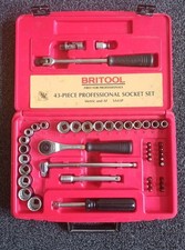 Britool SA43P AF & Metric 3/8" Drive Professional Socket Set Complete
