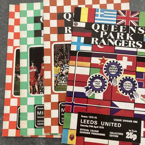 Qpr programmmes from - qpr, x