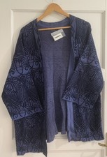 PERUVIAN CONNECTION - Women’s 100% Pima Cotton Cardigan Size Large * BNWT *
