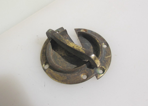 Antique brass latch lock old - antique,