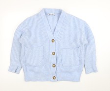 ZARA Women Blue Chunky Knit