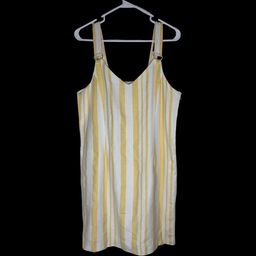 Cato yellow white - white, striped