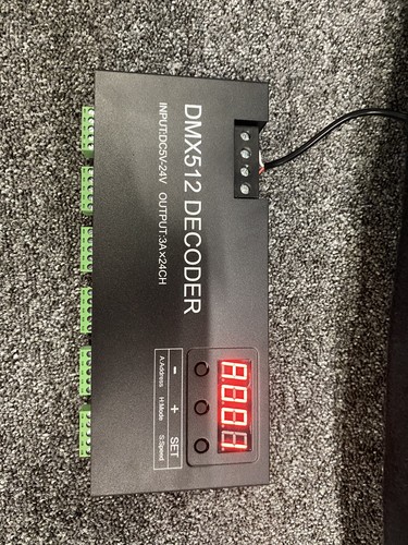 Channel dmx 512 decorder - channel,