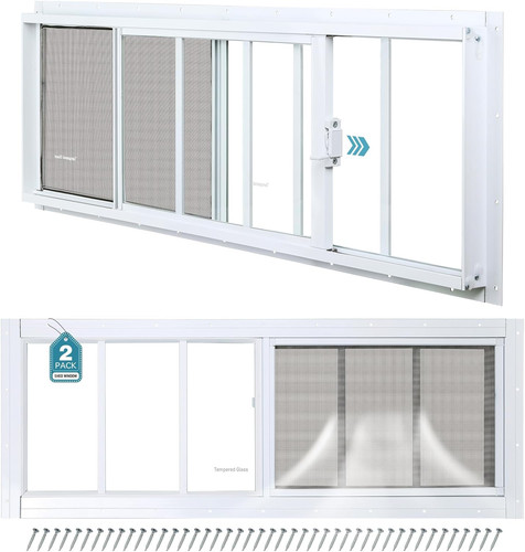 Shed windows x35 2 pack - shed,