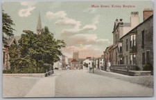 KIRKBY STEPHEN Cumbria Main Street Postcard