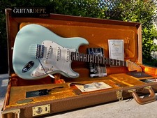 ♚SUBLIME♚2009 FENDER Custom Shop 1960 Stratocaster NOS♚SONIC BLUE♚AAA FLAME NECK
