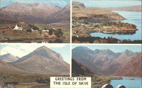 Vintage isle skye postcard - vintage,