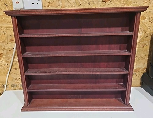 Wooden wall display shelf - wall,