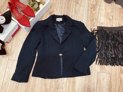 Women escada blazer navy - blazer, /