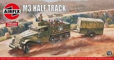 Airfix A02318V 1:76 M3A1 White Half Track Personnel Carrier & 1ton Trailer Vinta