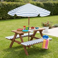 WOODEN PICNIC TABLE Kids + Sun