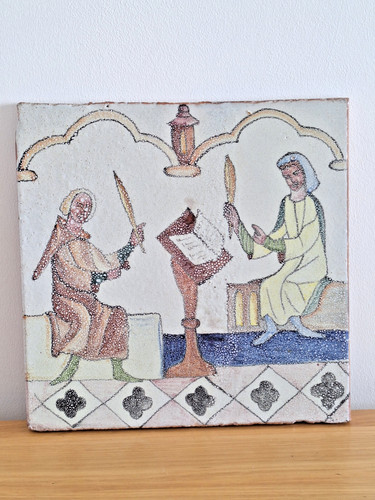 Vintage hand painted ceramic - vintage,