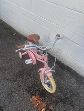 Bobbin Bike Gingersnap 12-inch Pink Bicycle for Ages 2-4