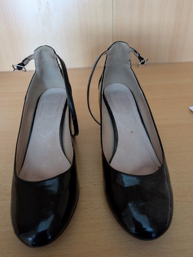 Real leather patent - real, size