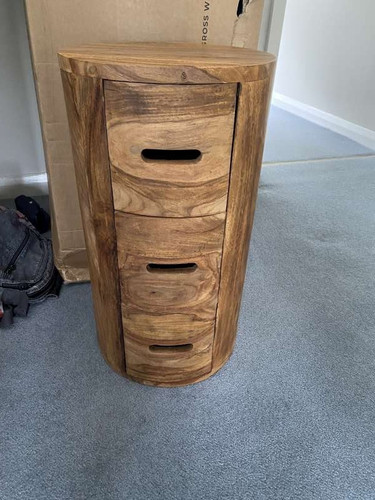 Solid wood cylinder - solid, round