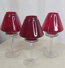 Vintage Style Red Glass Fairy