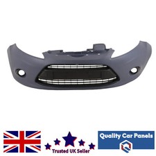 Front Bumper Kit Complete Primed With Black Frame Fits Ford Fiesta 2008-2012
