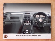 MG CODENAME X30 (ZR) INTERIOR ORIGINAL PRESS PHOTO RGS-0101-087 (2001)