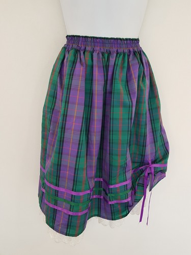 Vintage skirt green - vintage, purple
