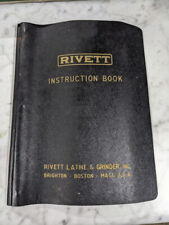 RIVETT SALES BROCHURE CATALOG SPECS FEATURES PRECISION CABINET LATHE 918S
