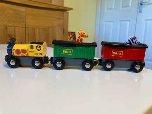 Brio wooden world - safari, train