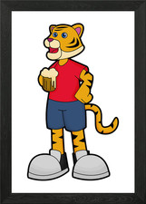 Tiger Beer Beer glass Framed