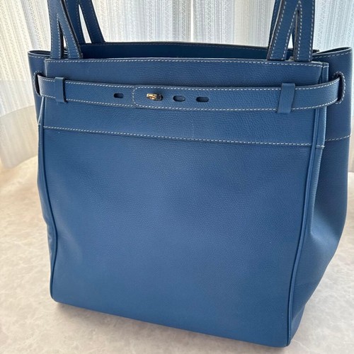 Valextra cube leather tote - cube,