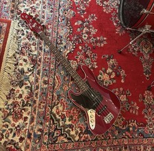 Rare left Handed Fender Aerodyne None export Bass Old candy Apple Red 