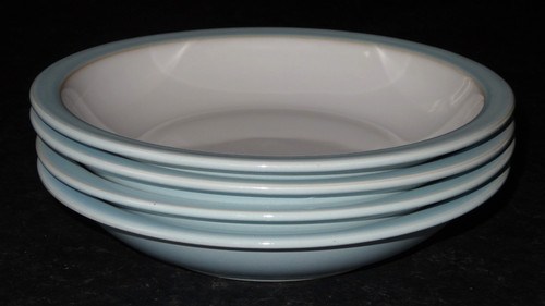 Denby blue linen shallow - denby,