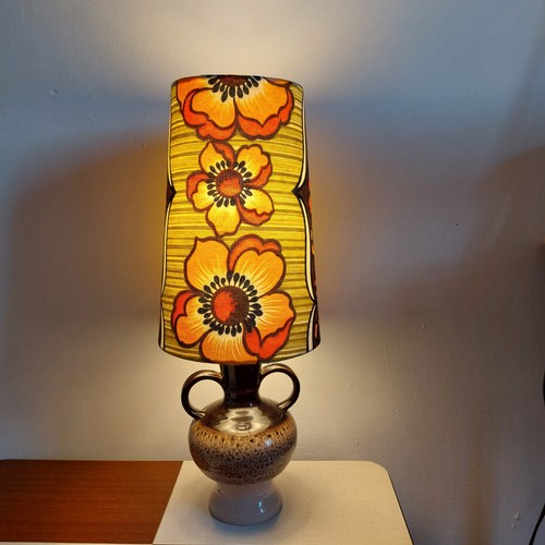 West german table lamp base - lamp,