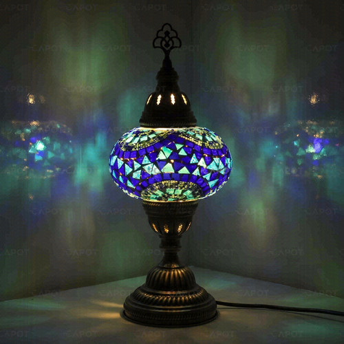 Blue turkish mosaic - blue,