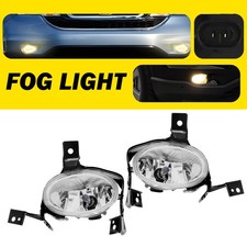 Pair Front Left Right Bumper Fog Lights Lamps For Honda CRV CR-V 2010 2011 12V