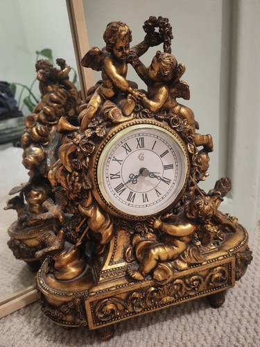 European style cherub mantel - cherub,