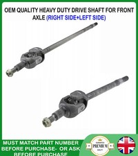 Front axle drive - front,