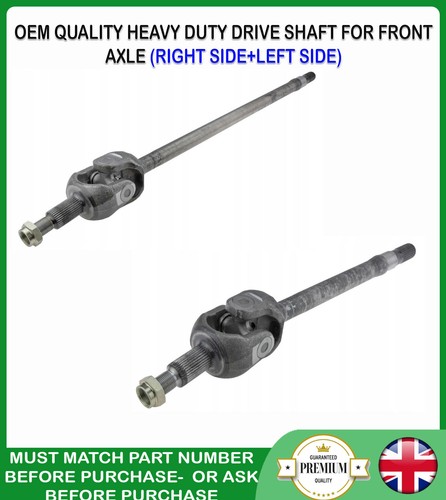 Front axle drive shaft lh - 2,