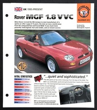 1996 ROVER MGF 1.8 VVC